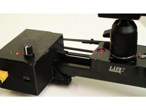 motorized cameraslider upgrade 30&euro arduino camera slider parts diy slide dolly nema17 nema 17 stepper 3d print model - Mito3D