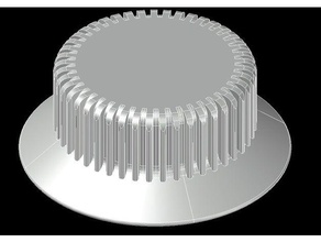 manopola del potenziometro l'elettronica quadrante potenziometri 3d print model - Mito3D