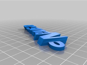keyring neusa organization customized 3d print model - Mito3D