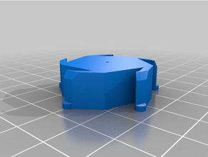 m3d bobine hub adaptateur de droite l'imprimante pièces personnalisé 3d print model - Mito3D