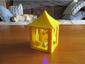 holiday lantern alternative top other 3d print model - Mito3D