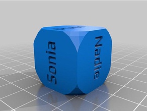 dice openscad parametric programable 3d print model - Mito3D