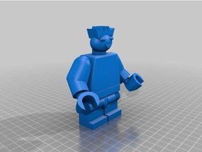 seltsam lego-Körper 3d drucken 3d print model - Mito3D
