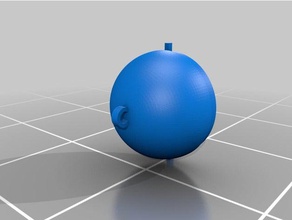 bola de natal 3d impressão ornement 3d print model - Mito3D