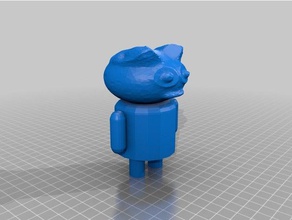 androcat 3d de l'impression android tinkercad 3d print model - Mito3D