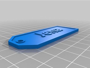 jena etiqueta de regalo signos logotipos personalizado 3d print model - Mito3D
