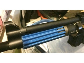 airsoft barril do dissipador de calor socom engrenagem plr-16 mecânico brinquedos peças 3d print model - Mito3D
