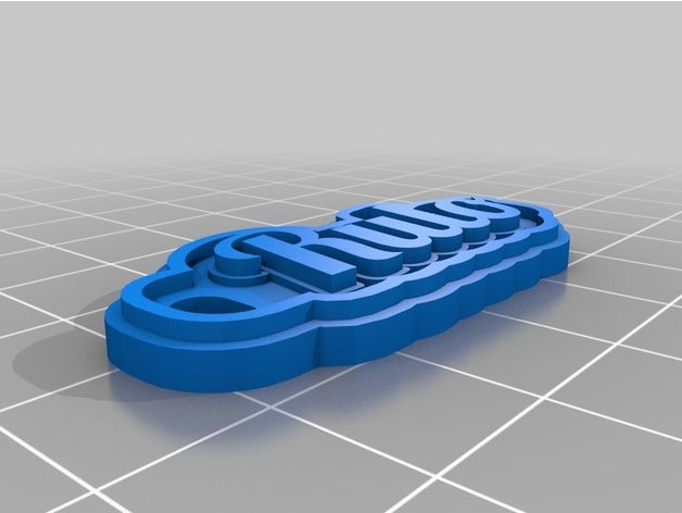 rulo Anahtarlık özelleştirilmiş 3D print model - Mito3D