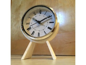 circular clock-Basis - Ersatz Teile Hälfte des Kreises Halter 3d print model - Mito3D