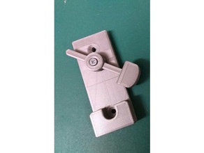 loquet barri&egravere serratura per cancello 3d la stampante accessori 3d print model - Mito3D