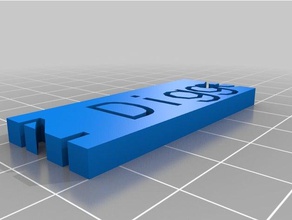 my customized dog tag keychains 3d print model - Mito3D