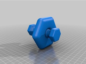 em cativeiro porca parafuso crianças mecânico brinquedos 3d print model - Mito3D