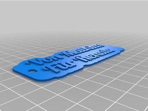 mathias von f&uumlr renate Anahtarlık özelleştirilmiş 3d print model - Mito3D