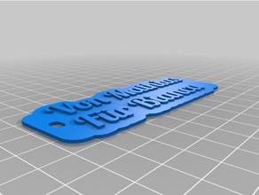 mathias von f&uumlr bianca Anahtarlık özelleştirilmiş 3d print model - Mito3D