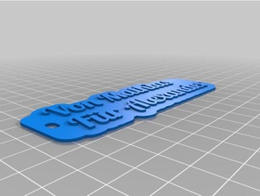 mathias von f&uumlr alexander Anahtarlık özelleştirilmiş 3d print model - Mito3D