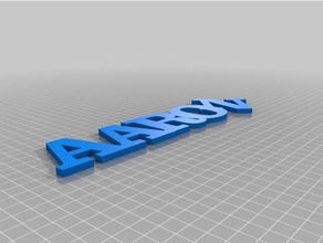 aaron heykeller özelleştirilmiş 3d print model - Mito3D