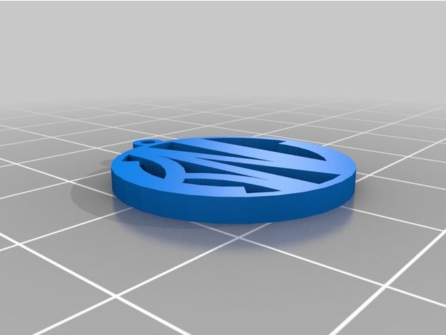 il mio personalizzata monogram pendant knl gioielli 3D print model - Mito3D