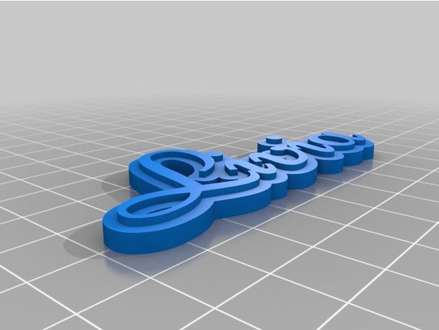 Anahtarlık livia özelleştirilmiş 3D print model - Mito3D