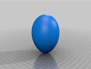 meu personalizados ovo liso 3d impressão 3d print model - Mito3D