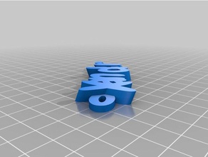 xander keyfob chaveiros personalizado 3d print model - Mito3D