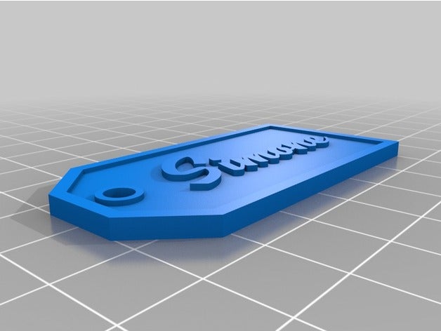 my customized personalized simone signs & logos 3D print model - Mito3D