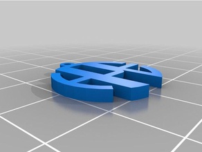 mi monograma personalizado colgante mono joyería 3d print model - Mito3D