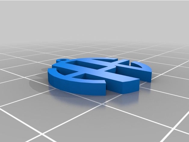 my customized monogram pendant jewelry 3D print model - Mito3D