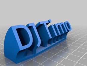timo office personalizzato 3d print model - Mito3D