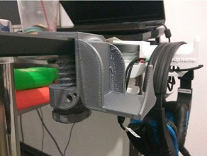 monster bouche titulaire de la manette xbox 360 cintre version - clampable outil les titulaires boîtes 3d print model - Mito3D