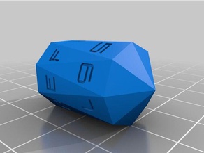 d16 roller dice customized 3d print model - Mito3D