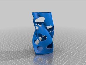 cuore matita vaso pastelli coeur accessori 3d print model - Mito3D