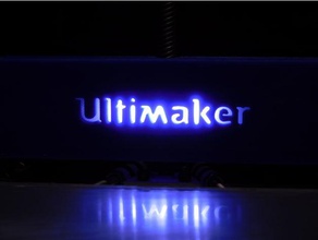 ultimaker 2 dos de la couverture profil bas 3d l'impression um2 mise à niveau 3d print model - Mito3D