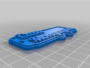 casa mongagu&aacute Schlüsselanhänger angepasst 3d print model - Mito3D