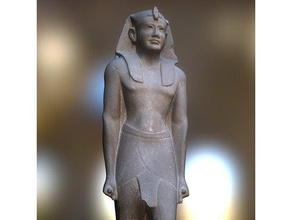 Kral ptolemaios tarar kopyaları 3d baskı tarama Mısır adam Firavun heykel ayakta 3d print model - Mito3D