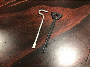 schlage indoor key replacement parts door knob lock 3d print model - Mito3D