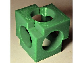 yet another calibration cube 3d printing tests openscad 3d print model - Mito3D
