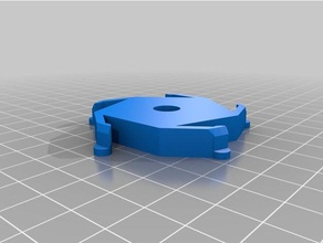 mi personalizados de cola concentrador adaptador 54 mm 8 agujero 3d la impresora partes 3d print model - Mito3D