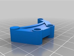 arrma raider traseira rollcage seção rc veículos 3dprintable substituição 3d print model - Mito3D