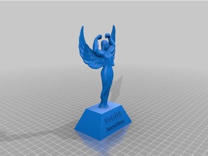 bl troféu esculturas personalizado 3d print model - Mito3D