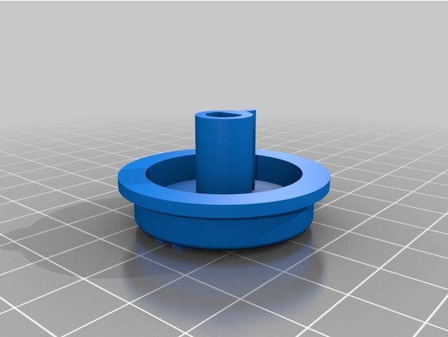 paramétrico de la perilla reemplazo partes 3D print model - Mito3D
