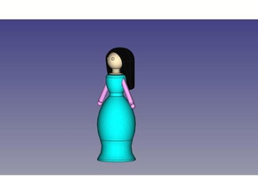 kleine Prinzessin petite princesse - Spielzeug Spiel Zubehör 3d print model - Mito3D