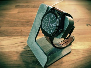 fossil montre stand de l'organisation l'assemblée fonctionnelle la smartwatch solution watchdock portable 3d print model - Mito3D