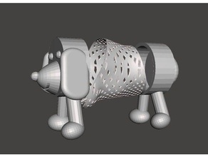 cachorro corsé art remixchallenge 3d print model - Mito3D