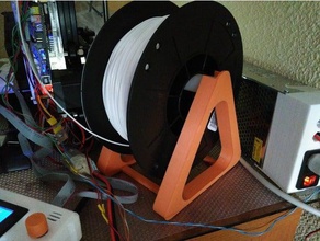 filament spool holder 3d printer accessories anet a6 a8 filament-spool tevo tarantula 3d print model - Mito3D