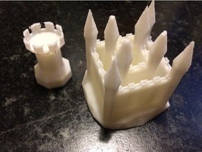medieval castle tower 3d printing 3d print model - Mito3D