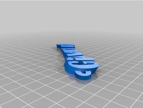 il mio personalizzato iamburnystext giovanni organizzazione 3d print model - Mito3D