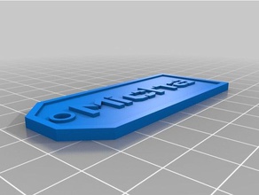 micha sinais logotipos personalizado 3d print model - Mito3D