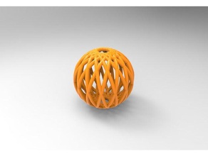 christmas ball Kunst 3d print model - Mito3D