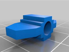 bowden throat wingnut 3d printer parts mount tube malyan m200 mp select mini ptfe coupler 3d print model - Mito3D