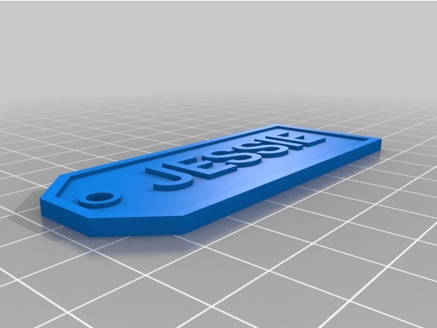 jessie 1 Zeichen logos angepasst 3D print model - Mito3D